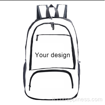 Printing Logo personalizzato UnisexCapacity Mochilas Travel Backpack